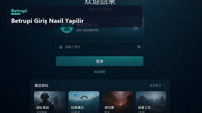 BetRupi giriş nasıl yapılır yazısı BetRupi giriş adımlarının sırayla gösterildiği rehber yazısı kapak görseli